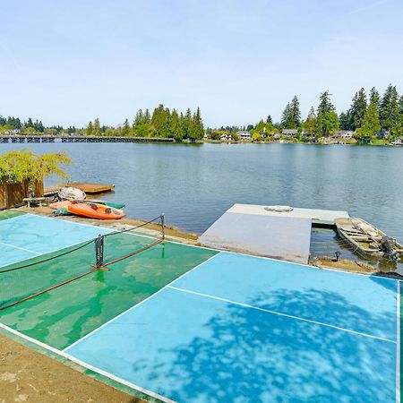 Tacoma Home On Steilacoom Lake With Dock! المظهر الخارجي الصورة